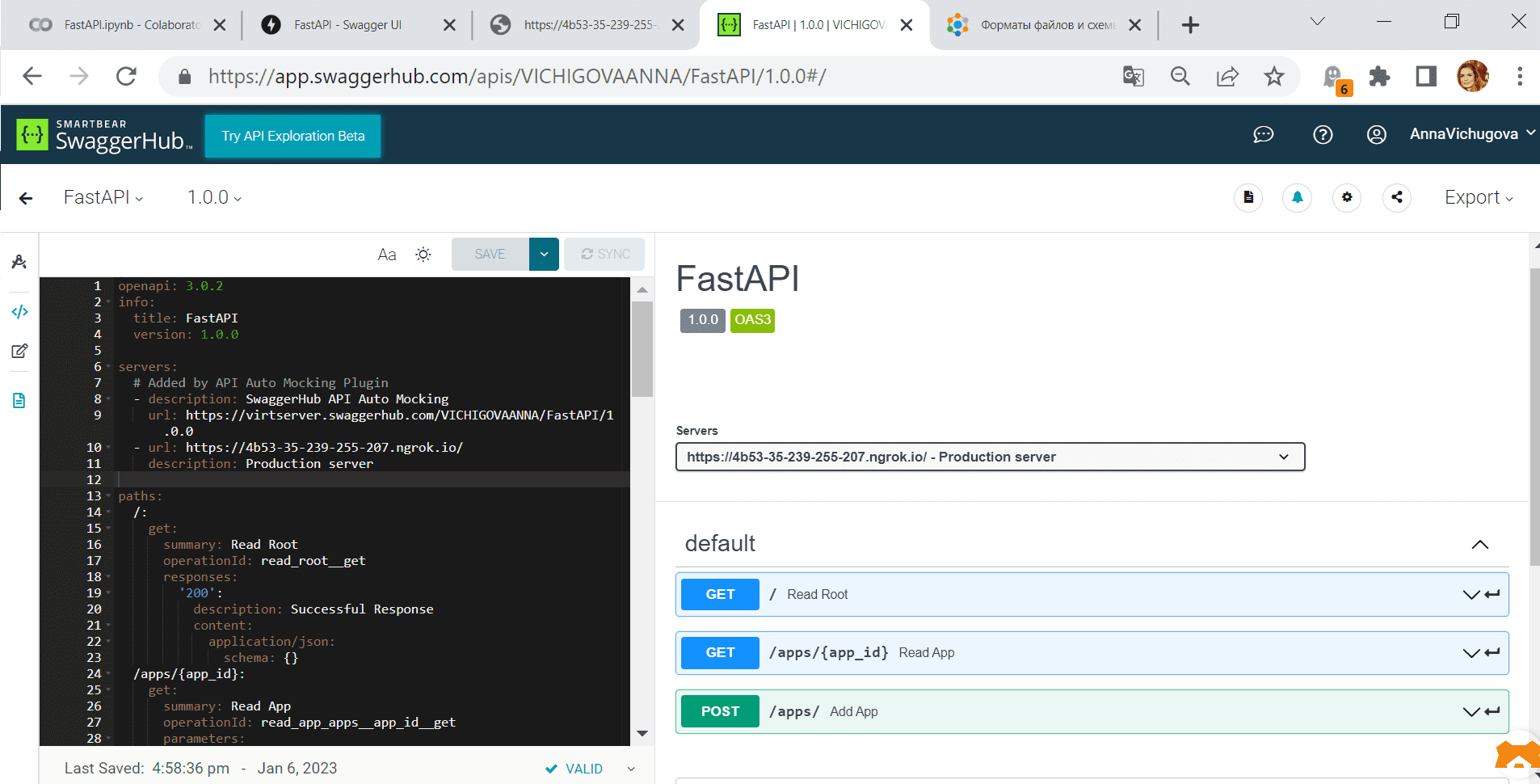 SwaggerHub REST API