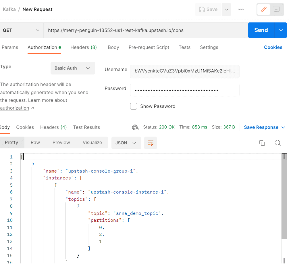 Postman REST API Kafka примеры курсы обучение