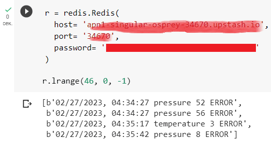 Redis Python Colab